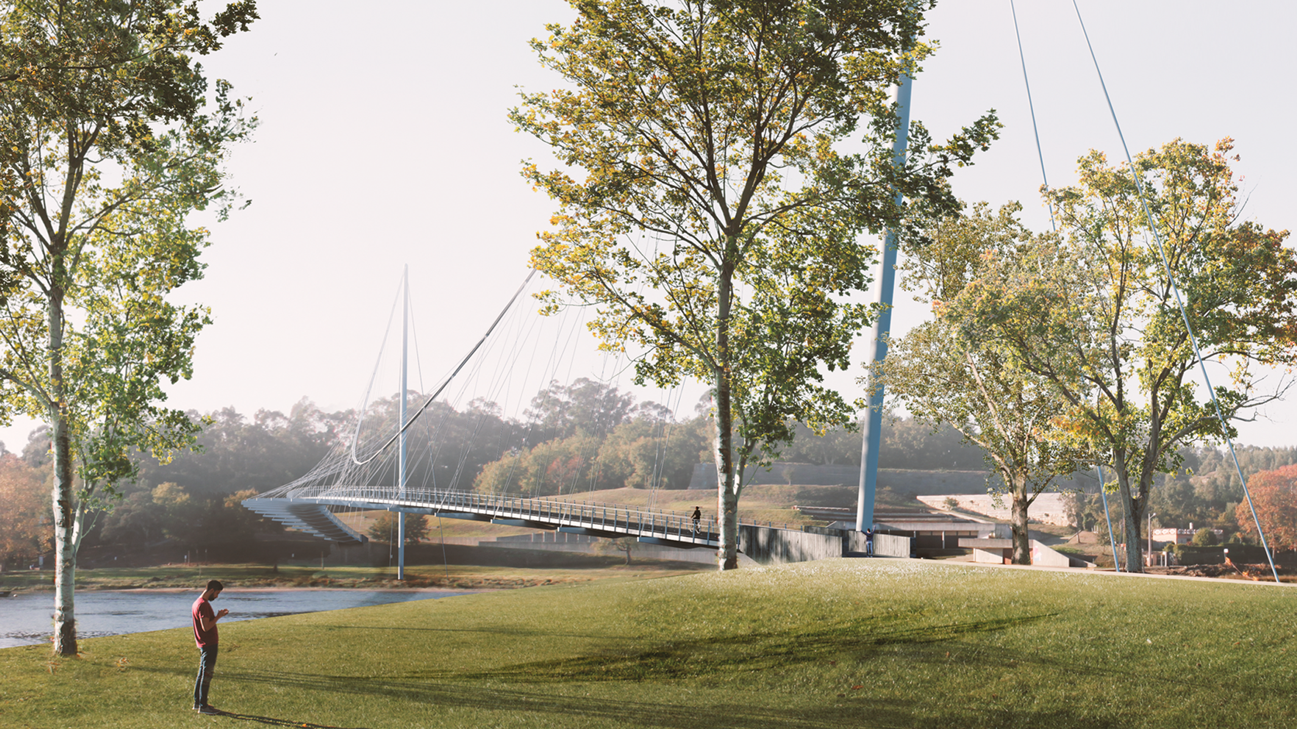 Goián-Cerveira footbridge: Mola as a design tool