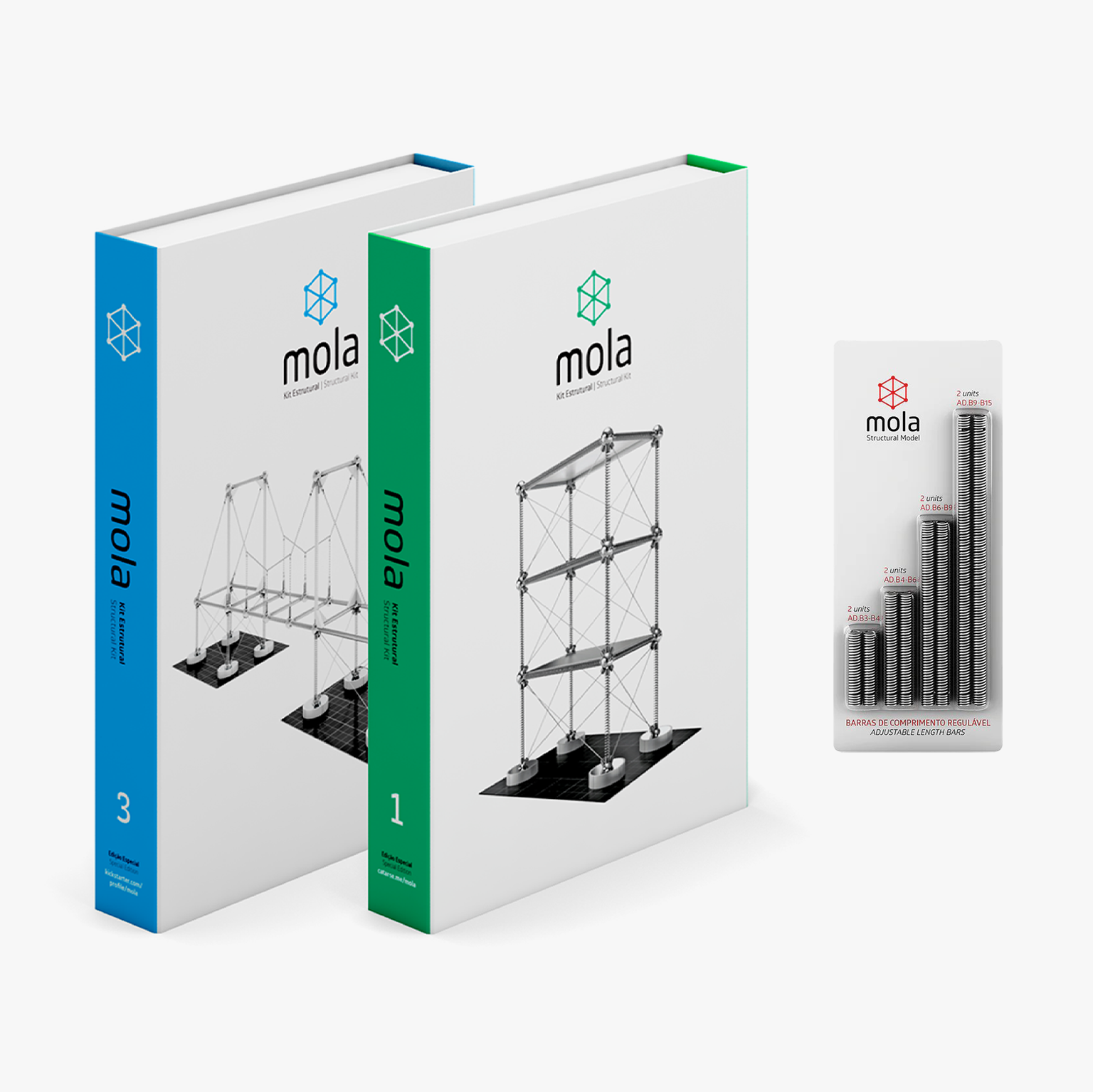 Mola 1 + Mola 3 + Free Adjustable Length Bars